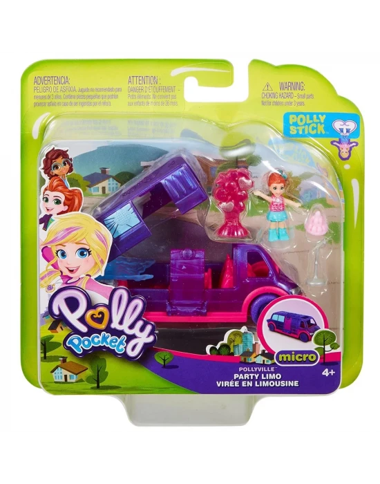 Polly Pocket Pollyville Araçları - Parti Limuzini