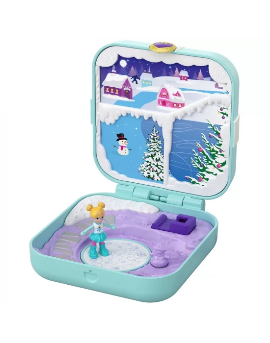 Polly Pocket Sürprizlerle Dolu Micro Oyun Setleri - Kar Temalı Pe