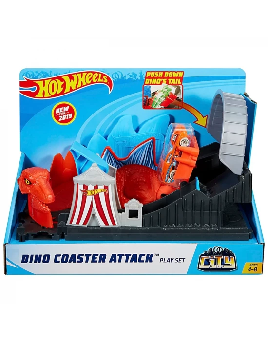 Hot Wheels Şehirde Yaratık Macerası Oyun Seti Serisi - Dino Parku