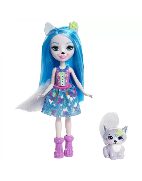 Enchantimals Popüler Karakter Bebekler - Winsley Wolf Bebeği