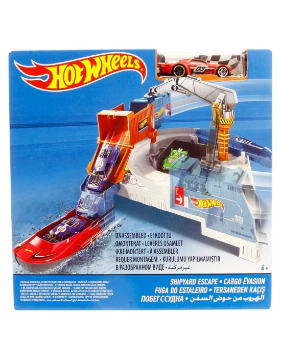 Hot Wheels Gösteri Dünyası Sipyard Escape Oyun Seti