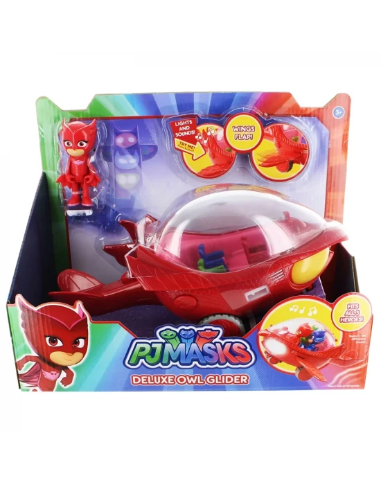 PJ Maskeliler Owlette Delüks Figür ve Araç Set