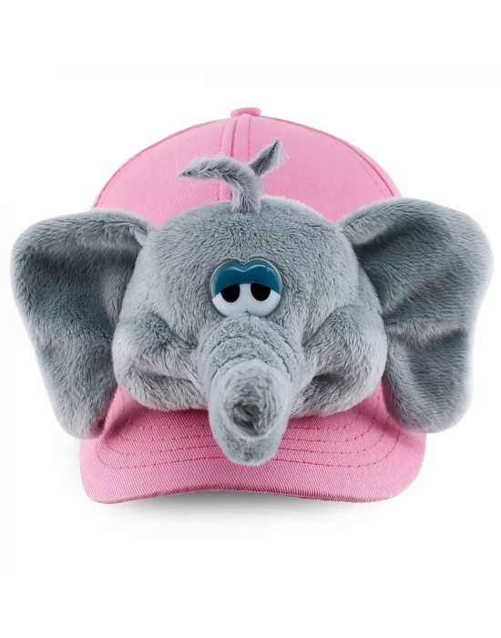Neco Plush Fil Kep Şapka Pembe