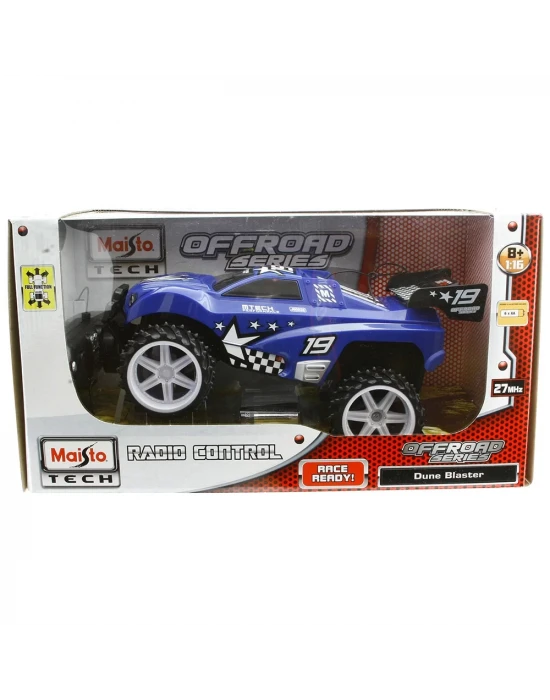 Maisto Tech 1:16 Dune Blaster Uzaktan Kumandalı Araba Mavi Beyaz