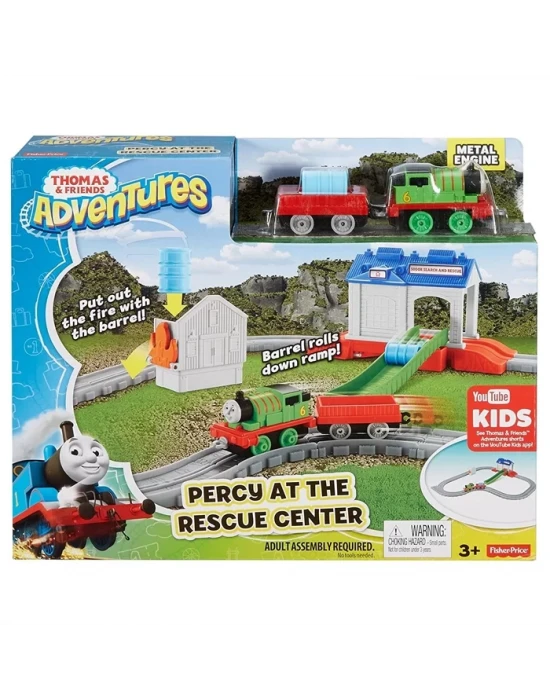 Thomas & Friends Adventures Percy Kurtarma Merkezi Oyun Seti