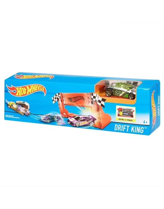 Hot Wheels Yüksek Atlayış Drift King Yarış Seti