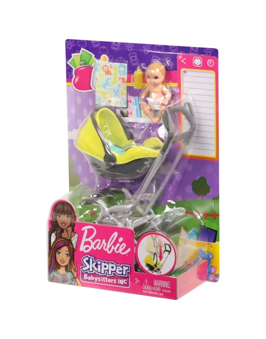 Barbie Bebek Bakıcısı Oyun Seti GFC18