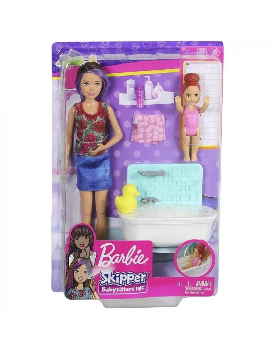 Barbie Bebek Bakıcılığı Oyun Seti FXH05