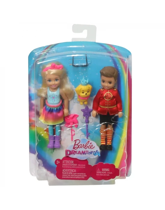 Barbie Dreamtopia Chelsea ve Notto Bir Arada Oyun Seti