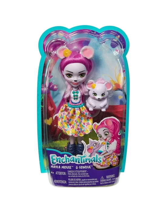 Enchantimals Mayla Mouse Karakter Bebek FXM76