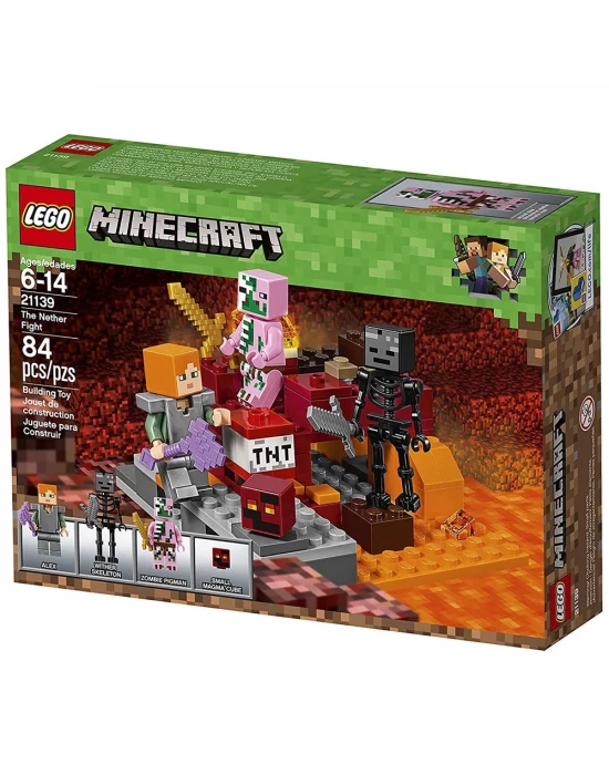 Lego Minecraft Nether Fight 21139