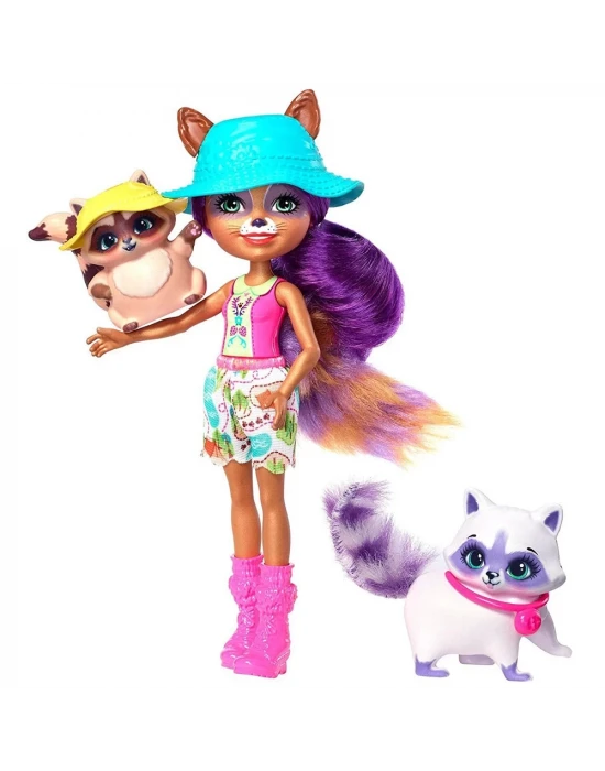 Enchantimals Raelin Raccoon Piknikte Oyun Seti