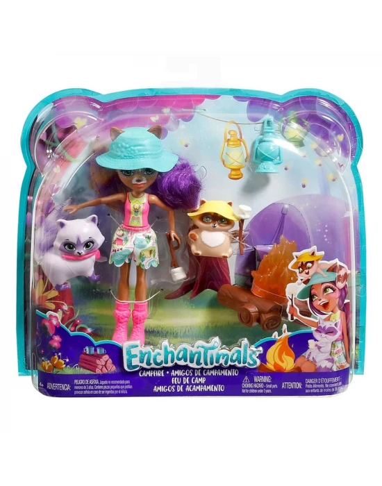 Enchantimals Raelin Raccoon Piknikte Oyun Seti
