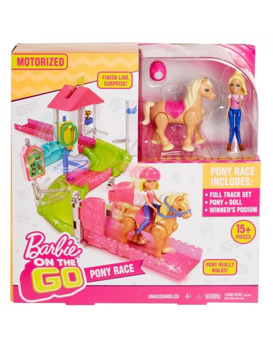 Barbie Hep Yanımda At Yarışı Oyun Seti