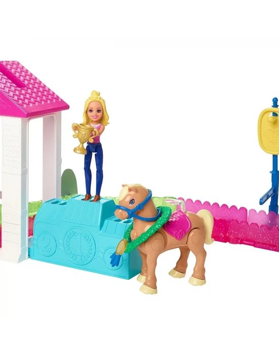 Barbie Hep Yanımda At Yarışı Oyun Seti