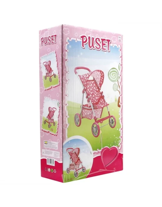 Metal Puset 4 Tekerlekli Kutuda
