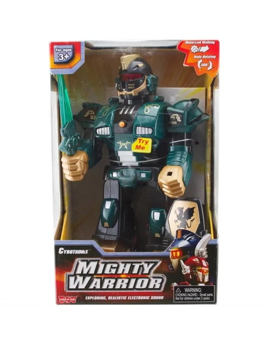 Sesli ve Işıklı Savaşçı Robot - Mighty Warrior