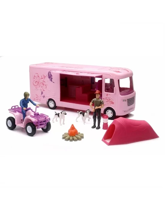 Xtreme Adventure Pembe Karavan Oyun Seti