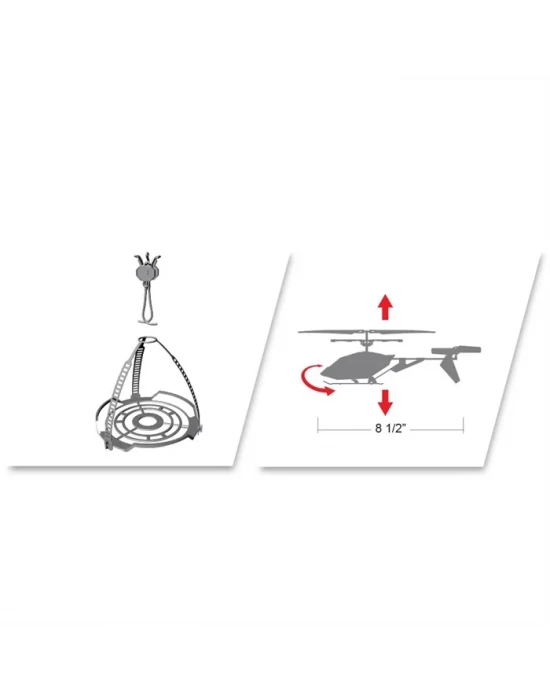 Silverlit Heli Combat Kumandalı Helikopter Mavi 2CH