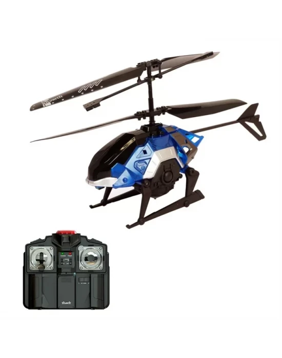 Silverlit Heli Combat Kumandalı Helikopter Mavi 2CH