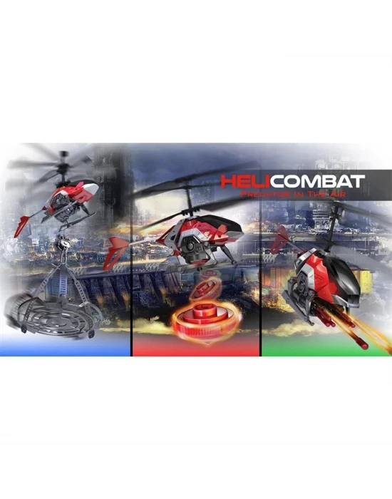 Silverlit Heli Combat Kumandalı Helikopter Kırmızı 2CH