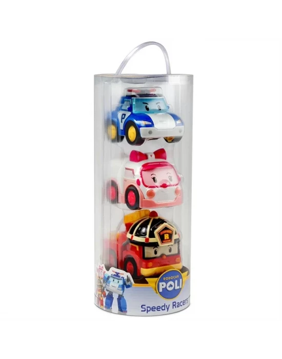 Robocar Poli Hızlı Yarışçı Figür 3lü Set