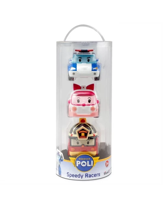 Robocar Poli Hızlı Yarışçı Figür 3lü Set