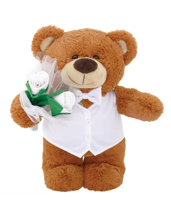 Beyaz Yelekli Aşık Ayı 55 cm