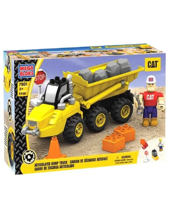 Mega Bloks Cat Articulated Dump Truck Oyun Seti