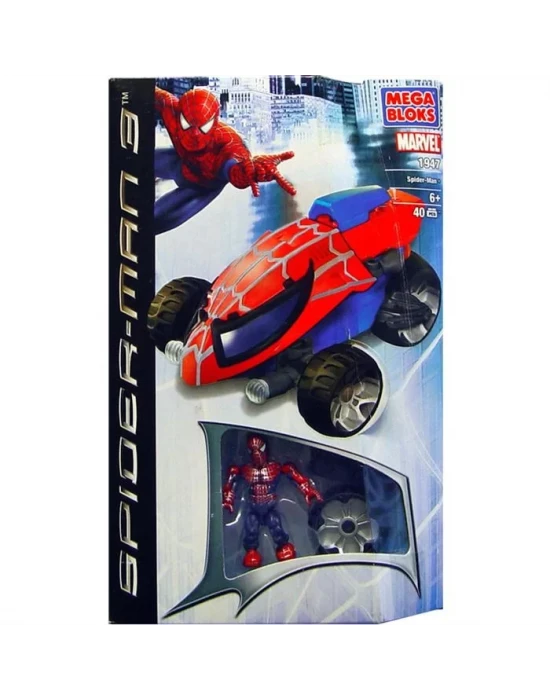 Mega Bloks Spiderman ve Örümcek Ağı Arabası