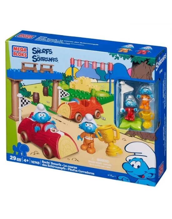Mega Bloks Şirinler Yarış Pisti Oyun Seti