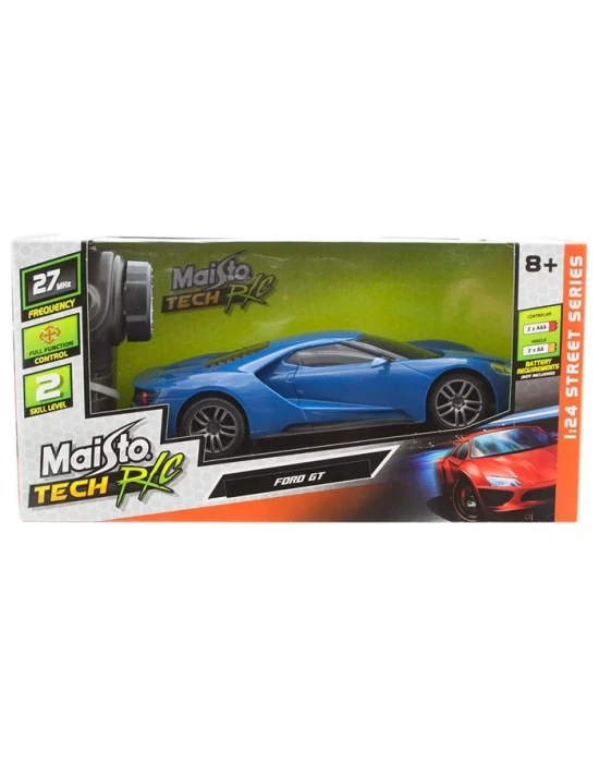Maisto Tech 1:24 Ford GT Uzaktan Kumandalı Araba Mavi