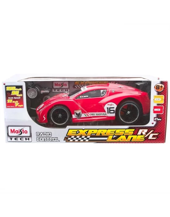 Maisto Tech 1:14 Express Lane Uzaktan Kumandalı Araba K.KIRMIZI