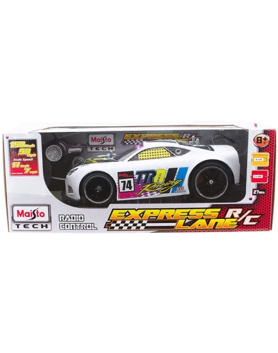 Maisto Tech 1:14 Express Lane Uzaktan Kumandalı Araba BEYAZ
