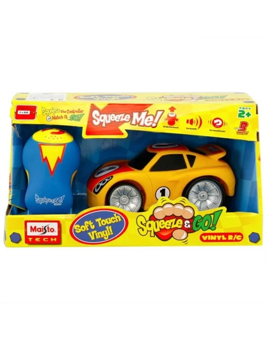 Maisto Squeeze & Go Kumandalı Araba Sarı
