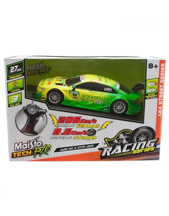 Maisto Tech 1:24 2015 Audi RS 5 DTM Uzaktan Kumandalı Araba Sarı
