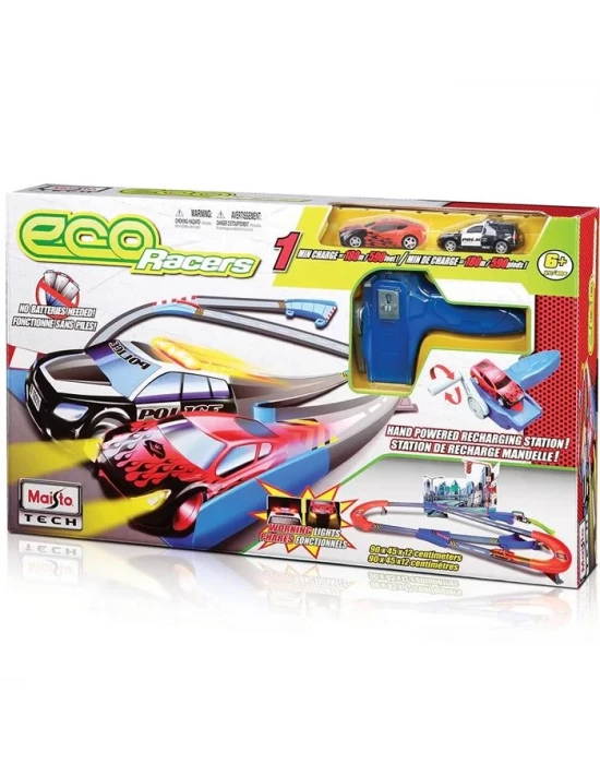 Maisto Tech Eco Racers Yol yarış Seti