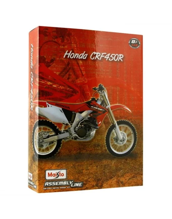Maisto 1:12 Honda CRF450R Model Maket Kit Motorsiklet