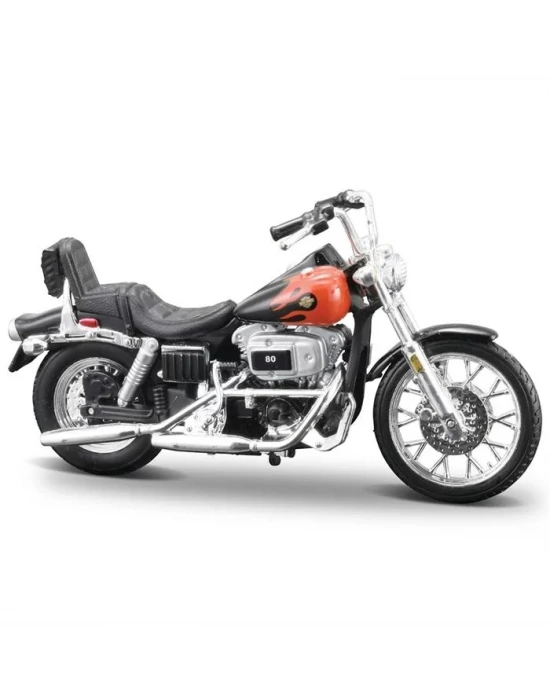 Maisto Harley Davidson 1980 FXWG Wide Glide 1:24 Model Motorsikle