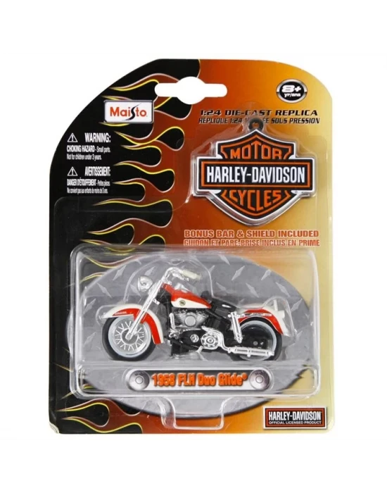 Maisto Harley Davidson 1958 Flh Duo Glide Motorsiklet 1:24