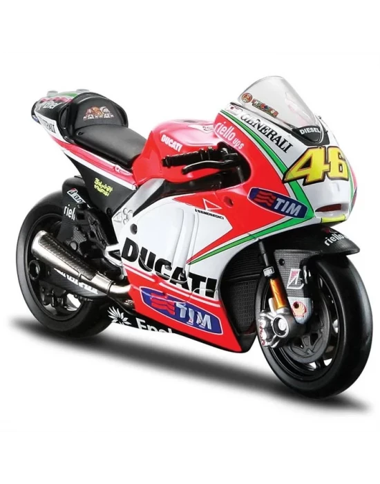 Maisto 1:18 Ducati Valentino Rossi 2012 Model Motorsiklet
