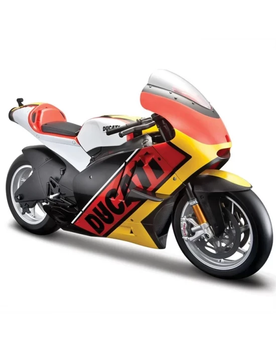 Maisto 2011 Ducati Desmosedici 1:6 Model Motorsiklet Sarı