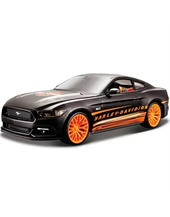 Maisto Ford Mustang GT 2015 1:24 Harley Davidson Model Araba Siya