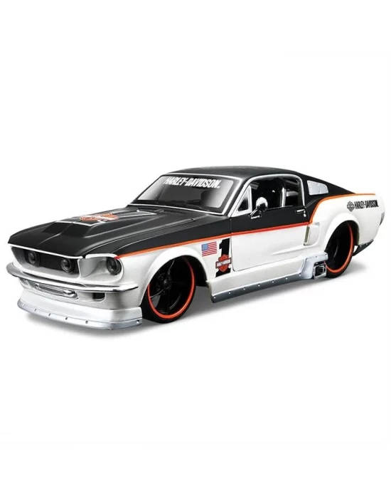 Maisto Ford Mustang GT 1967 1:24 Model Araba Beyaz