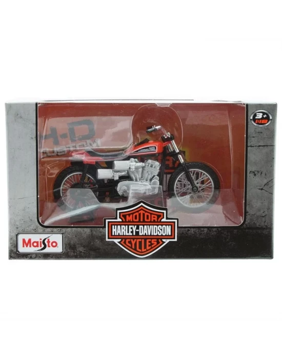 Maisto Harley Davidson 1972 XR750 Racing Bike 1:18 Model Motorsik