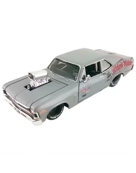 Maisto 1970 Chevrolet Nova Ss Coupe 1:24 Model Araba Gri