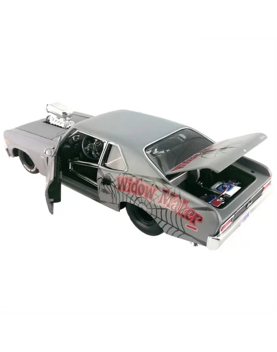 Maisto 1970 Chevrolet Nova Ss Coupe 1:24 Model Araba Gri
