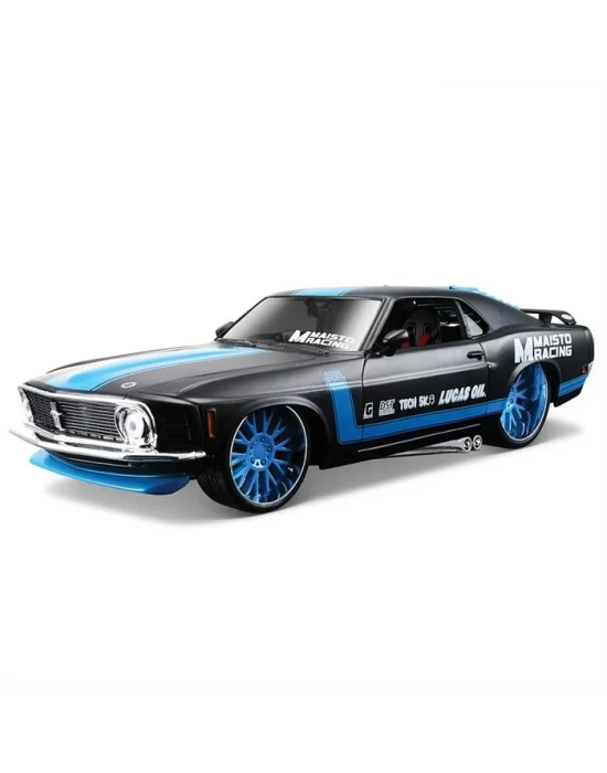 Maisto Ford Mustang Boss 1970 1:24 Model Araba Pro Rodz Siyah