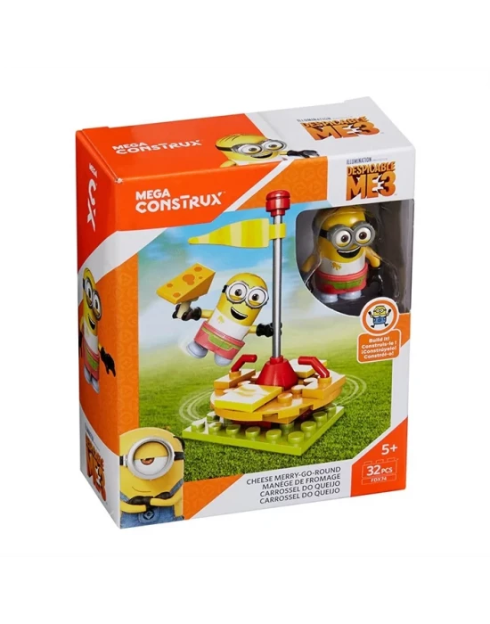 Mega Bloks Minions Cheese Merry-Go-Rount Eğlence Paketi
