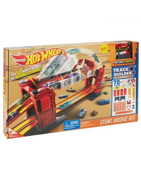 Hot Wheels Track Builder Bloklu Köprü Yarışı Oyun Seti